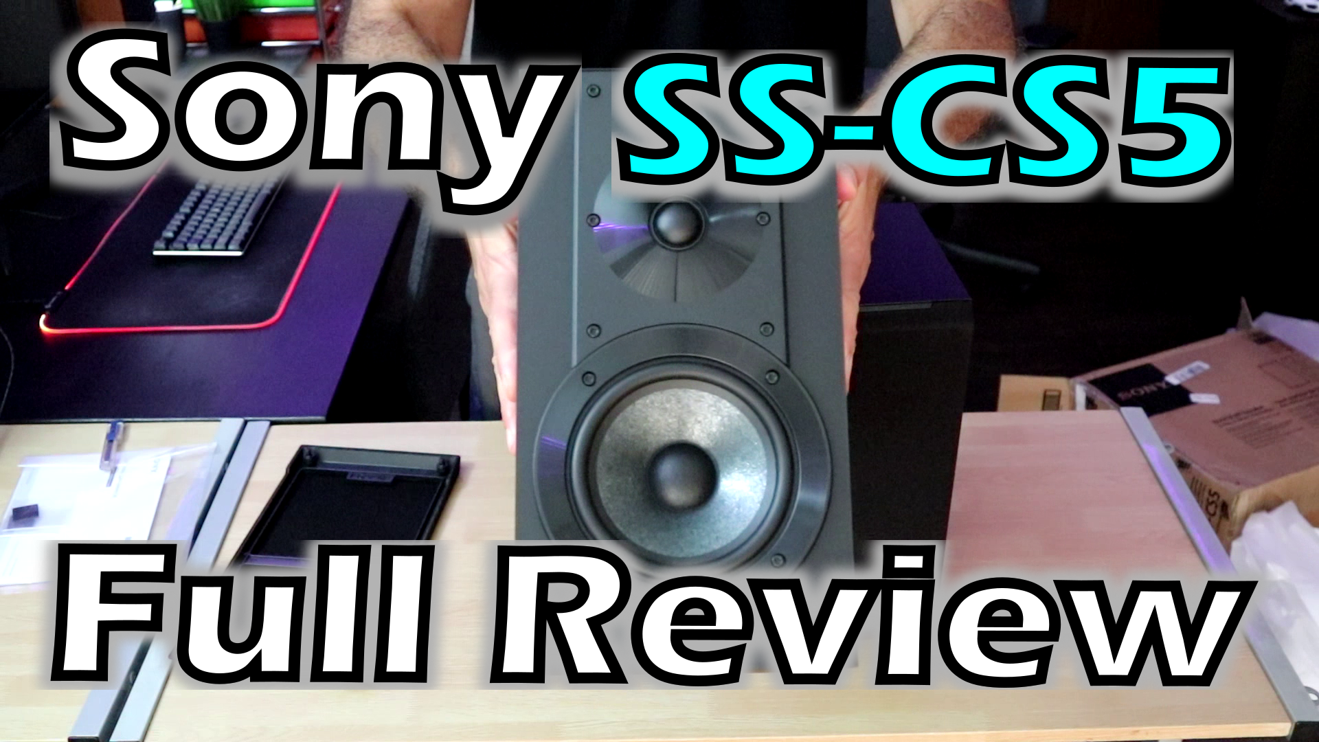Watch Sony SS-CS5 Speakers Full review & Sound test with STR-DH190